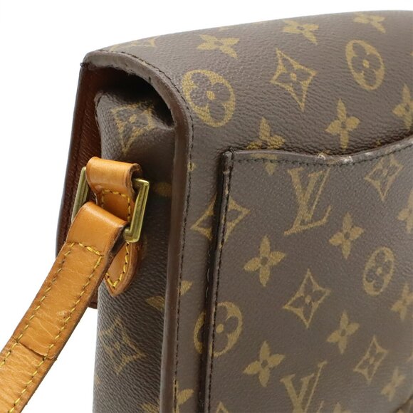LOUIS VUITTON Brown Monogram Pochette Shoulder Bag